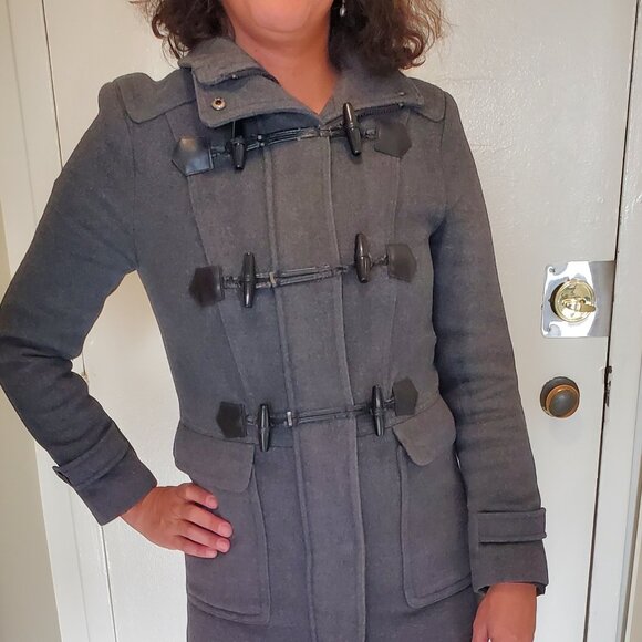 Stylish Forever21 Wool-Polyester Coat - Picture 1 of 8